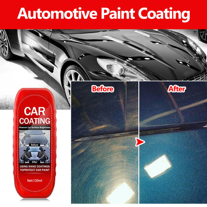 Zestaw Naprawy Lakieru 120ml - Car Coating Repair Brush Kit High-Gloss Agent All Paint Colors