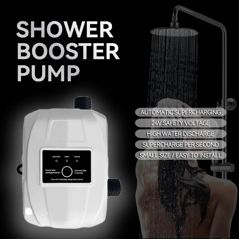 Pompa Prysznicowa 24V Automatyczna - Zwiększenie Ciśnienia Wody w Domu