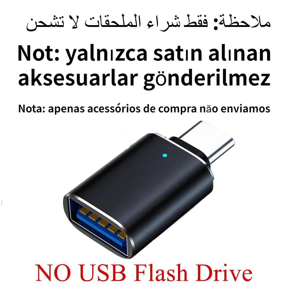 Pendrive Lenovo USB 3.0 1TB-64TB - Metalowy Szybki Transfer Wodoodporny dla PC i Laptopa
