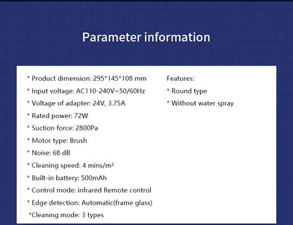 Robot do Mycia Okien DIVEDEER - Wersja Premium