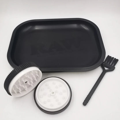 Zestaw do Zwijania - Tacka 180x140mm + Młynek 60mm + Szczotka