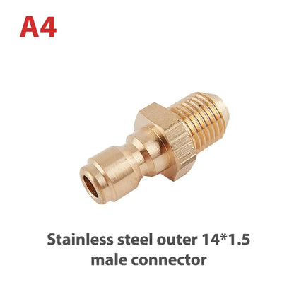 Złącze Mosiężne 1/4 Quick Coupling - Brass High Pressure Car Washer Adapter Water Gun Hydraulic