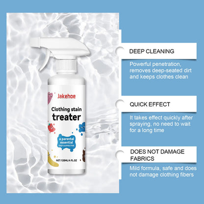 120ml Fabric Stain Remover Spray, Gentle Yet Effective for Oil, Juice, Food Stains, Pre-Wash Treatment for Clothes & Laundry