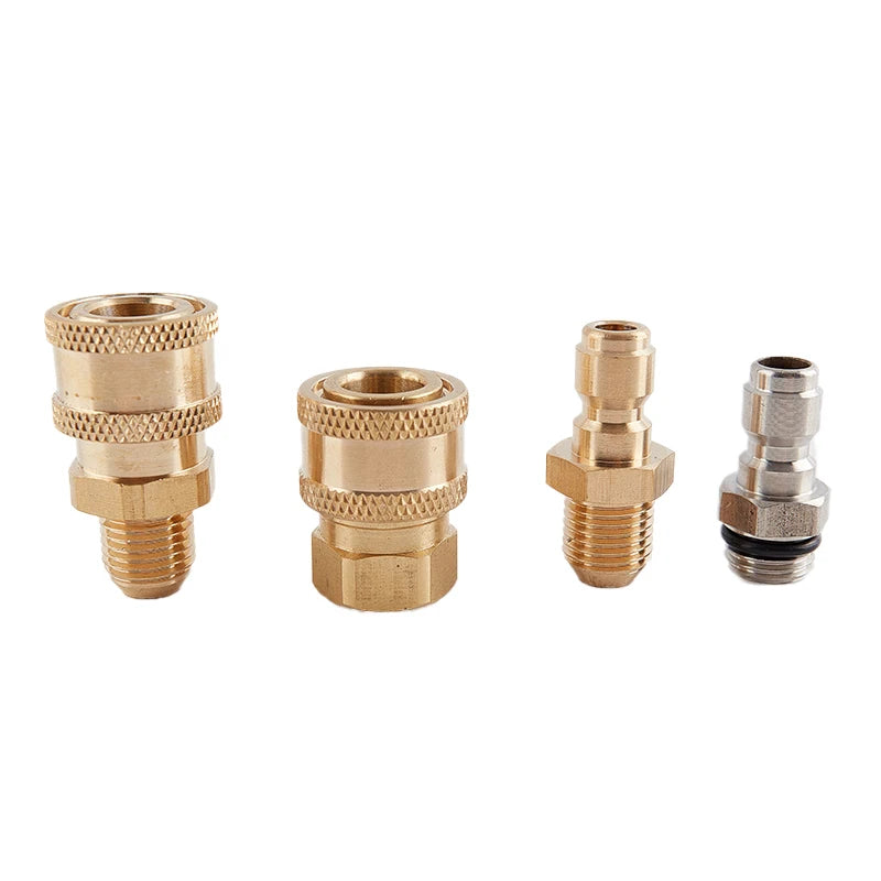Złącze Mosiężne 1/4 Quick Coupling - Brass High Pressure Car Washer Adapter Water Gun Hydraulic