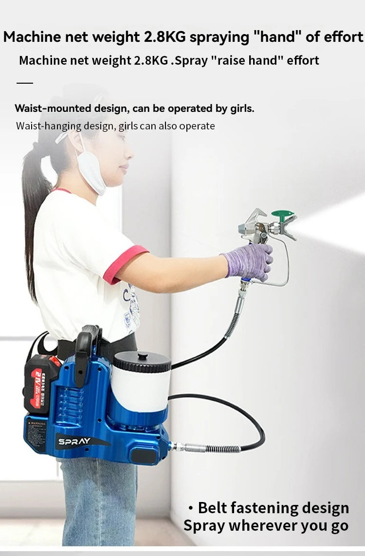 Opryskiwacz Farby Elektryczny Makita 18V - Airless Latex Paint Sprayer Bezprzewodowy