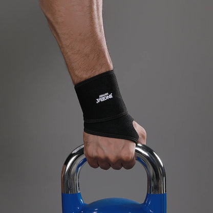 Opaska Neoprenowa na Nadgarstek - Regulowane Wsparcie do Podnoszenia Ciężarów