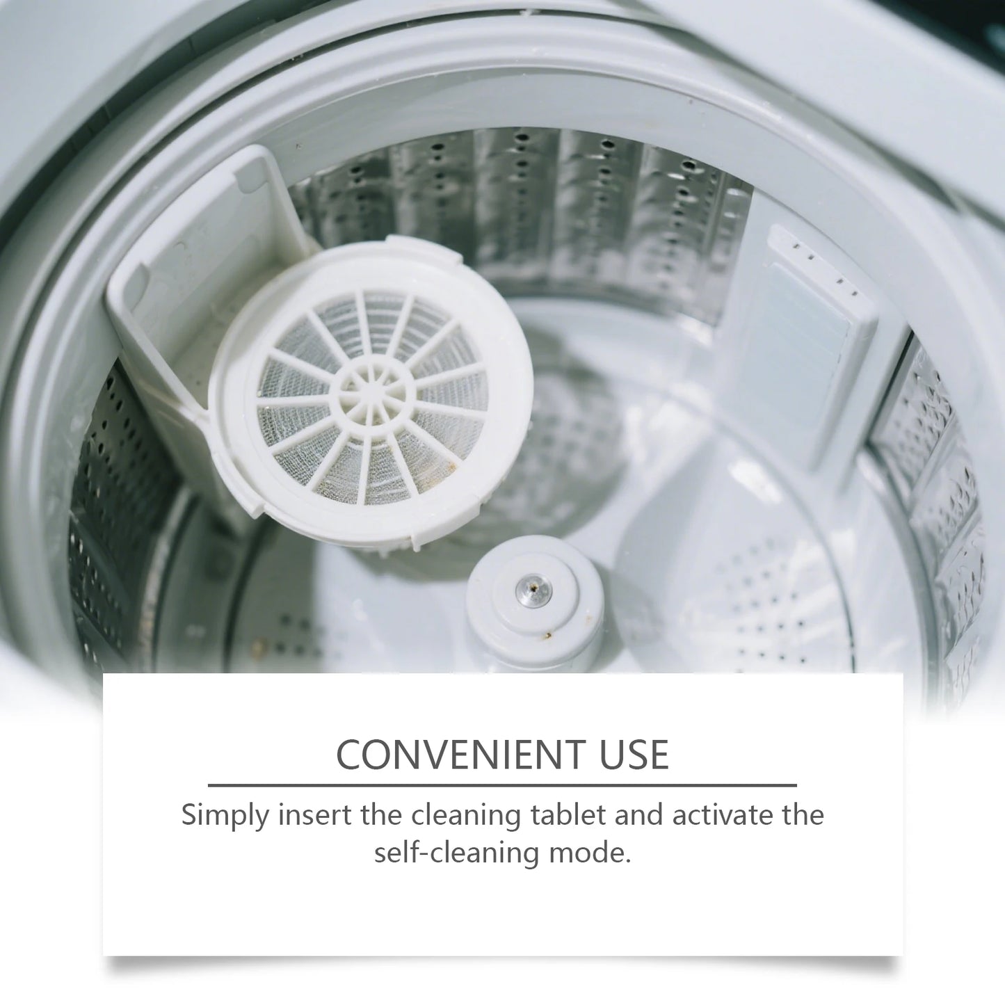 Powerful Washing Machine Cleaner Tablets - Deep Cleans, Removes Tough Stains & Limescale, Eliminates Odor & Mold