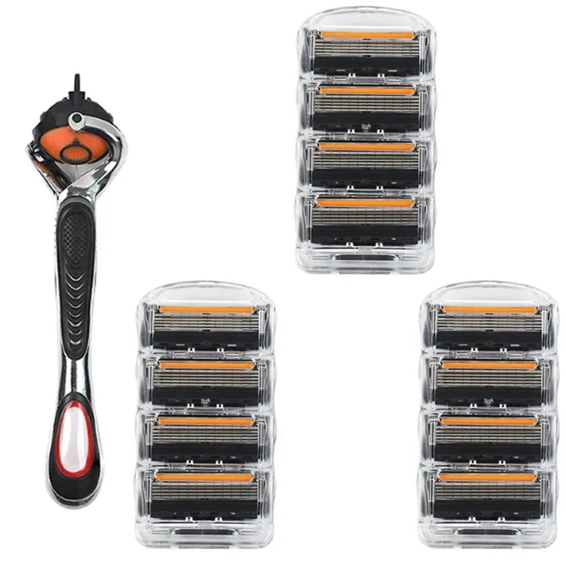 Maszynka do Golenia Męska 5-Warstwowa - Stal Nierdzewna Klasyczna Żyletki