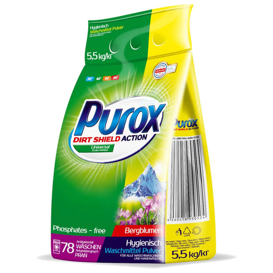 PUROX Universal washing powder universal 78 washes 5.5 kg