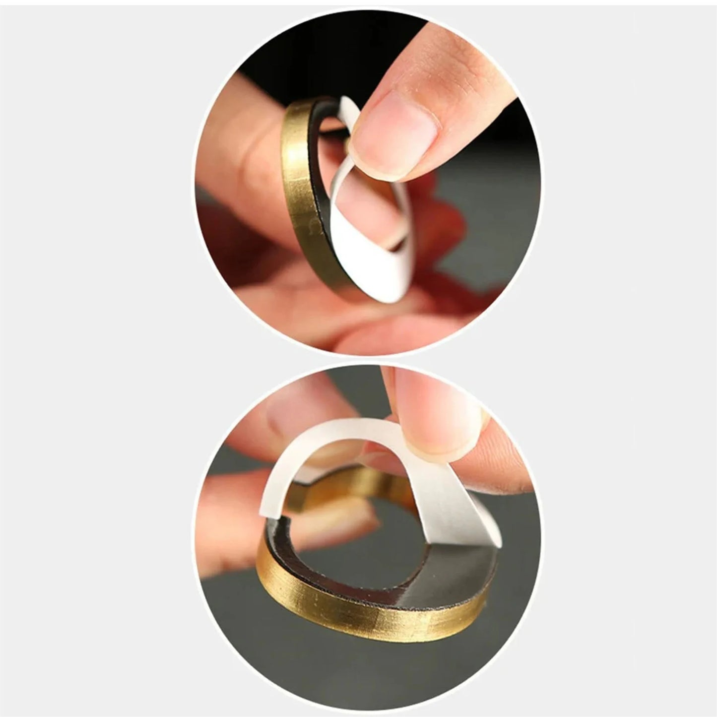 Mosiężne Numery Domowe i Litery - Samoprzylepne Znaki Ścienne 0-9 A-Z Złote