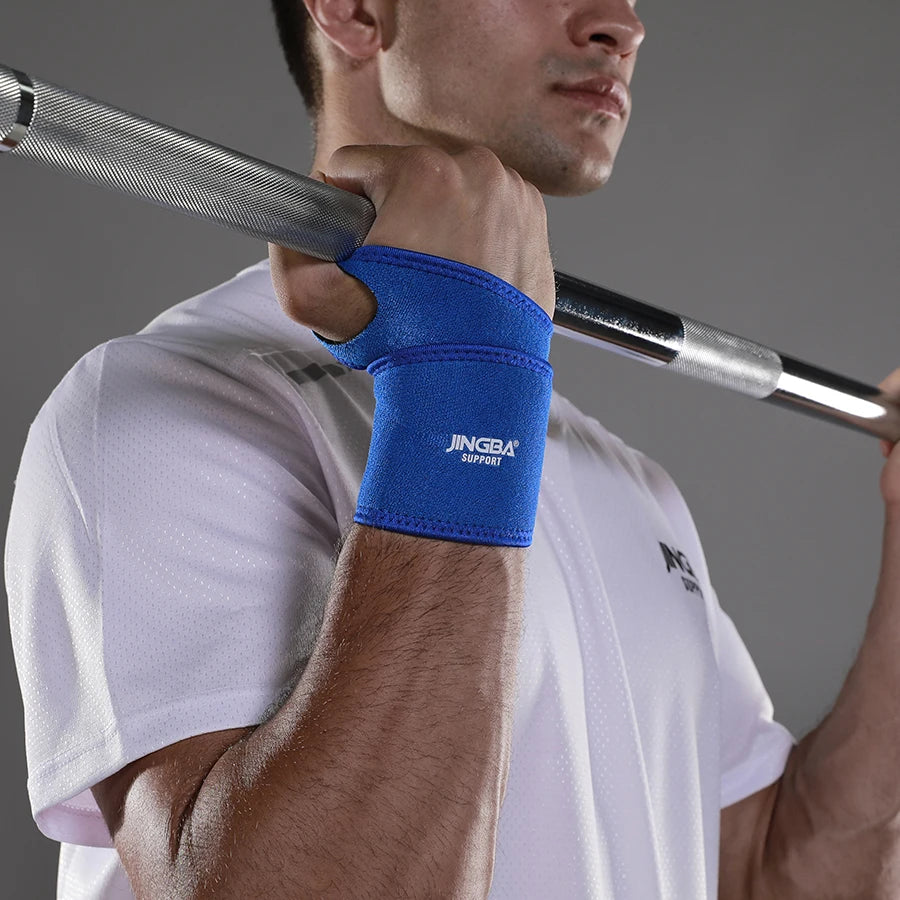 Opaska Neoprenowa na Nadgarstek - Regulowane Wsparcie do Podnoszenia Ciężarów