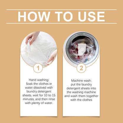 30/60/120PCS Laundry Soap Tablets Highly Concentrated and Powerful Stain Removal Portable Portable Ingredients Gentle