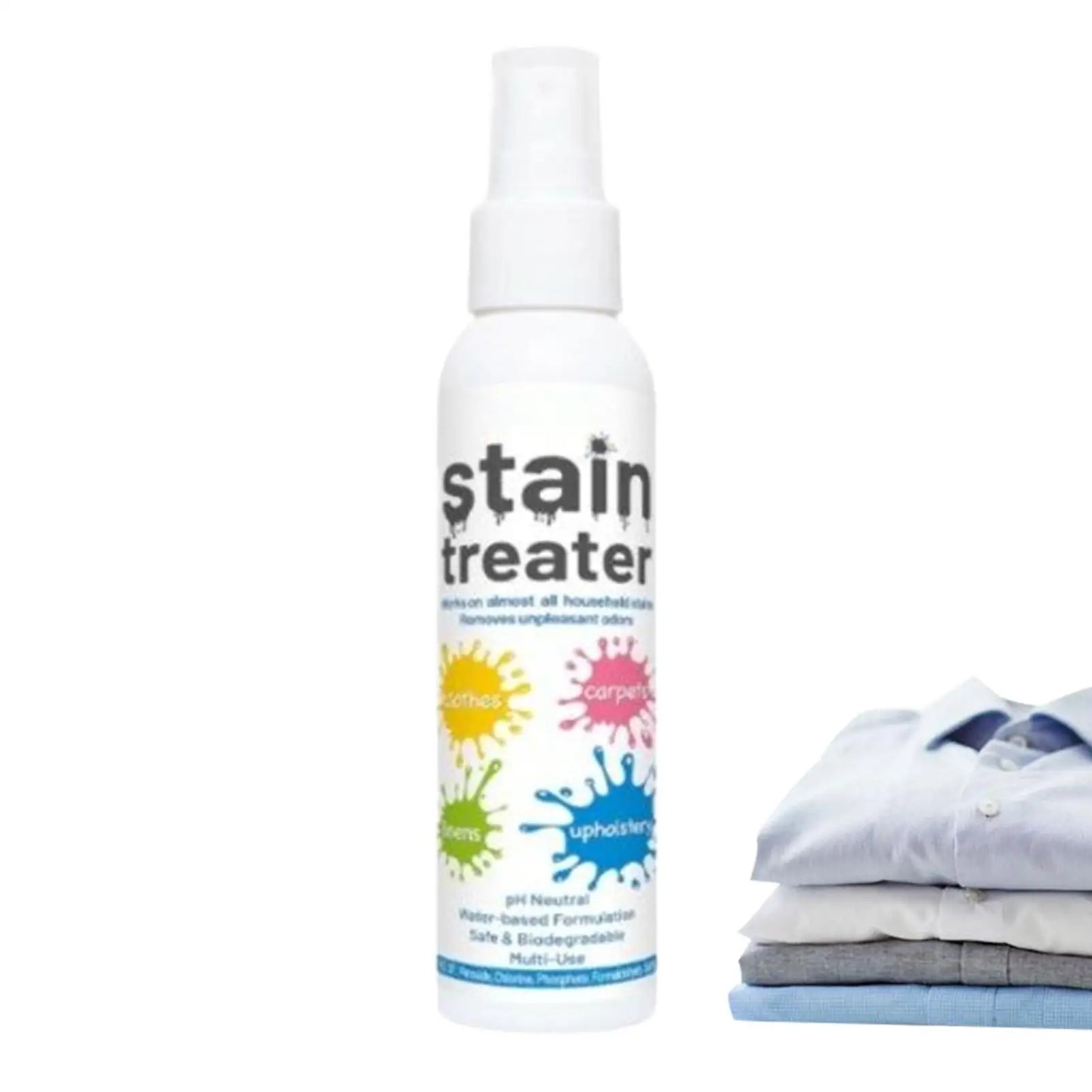 Laundry Spray Stain Removal Stain Remover Laundry Spray for Clothes 120ml Fabric Stubborn Grease Oil Cleaner for Travel Home