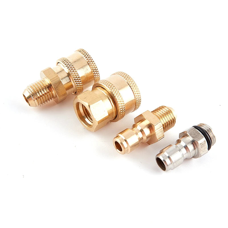 Złącze Mosiężne 1/4 Quick Coupling - Brass High Pressure Car Washer Adapter Water Gun Hydraulic