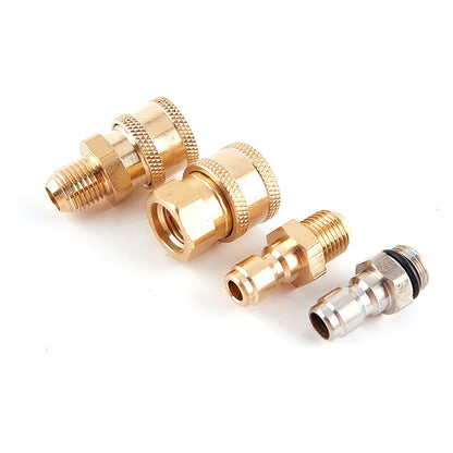 Złącze Mosiężne 1/4 Quick Coupling - Brass High Pressure Car Washer Adapter Water Gun Hydraulic