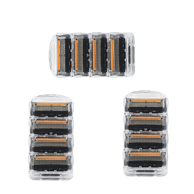 Maszynka do Golenia Męska 5-Warstwowa - Stal Nierdzewna Klasyczna Żyletki