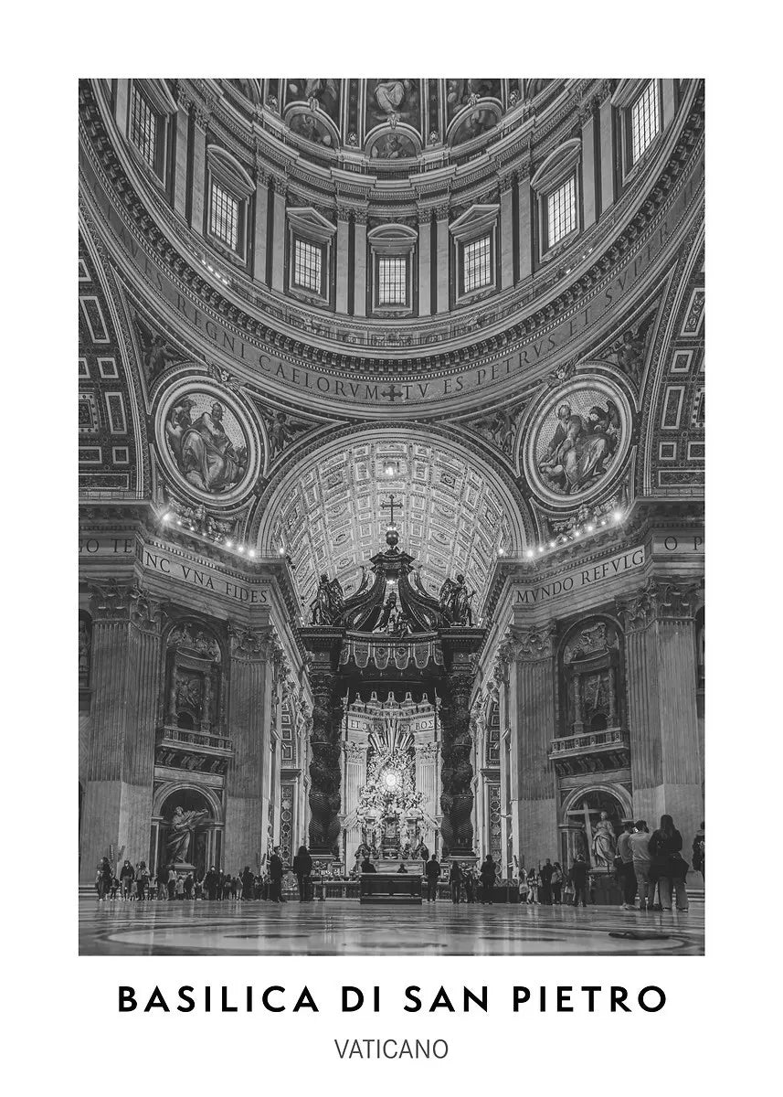 Minimalistyczny Plakat Czarno-Biały Miasta Nowy Jork Paryż Rzym - Obraz na Płótnie Dekoracja Ścienna