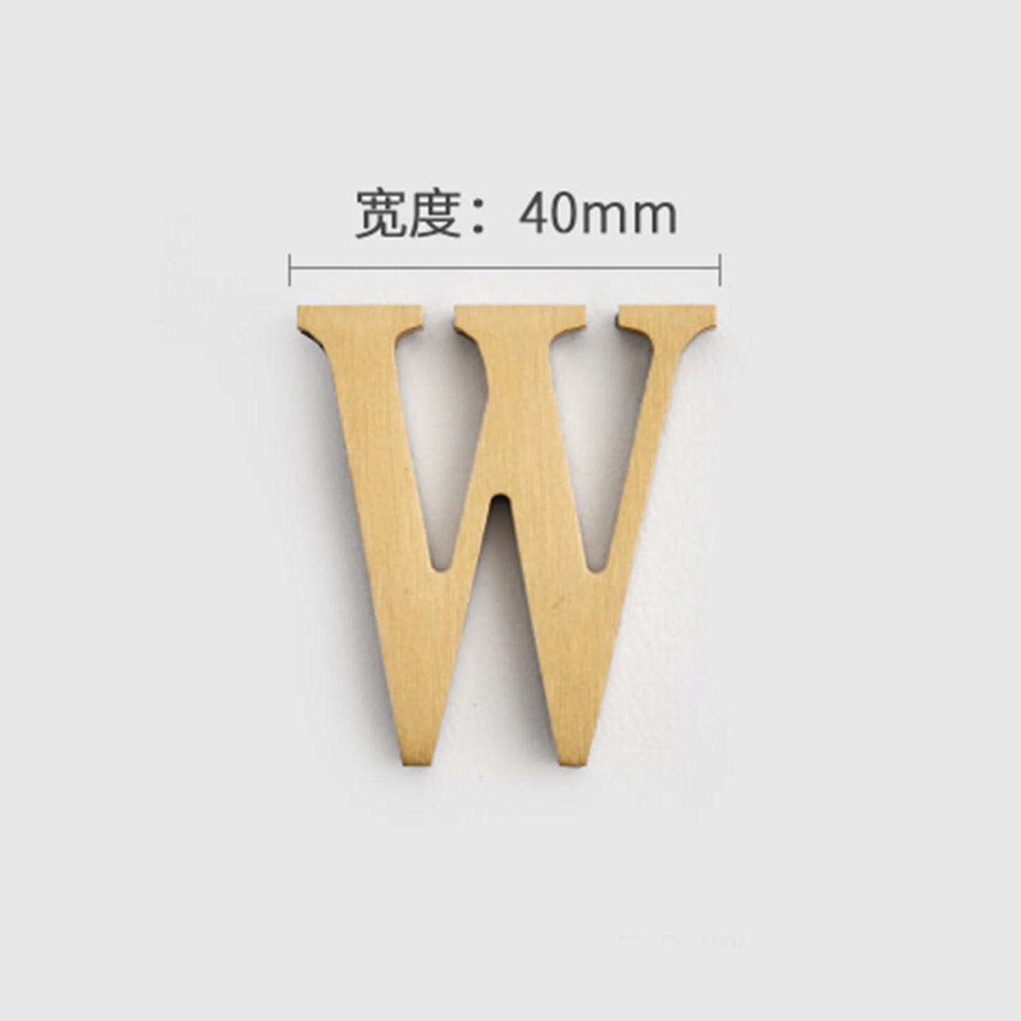 Mosiężne Numery Domowe i Litery - Samoprzylepne Znaki Ścienne 0-9 A-Z Złote