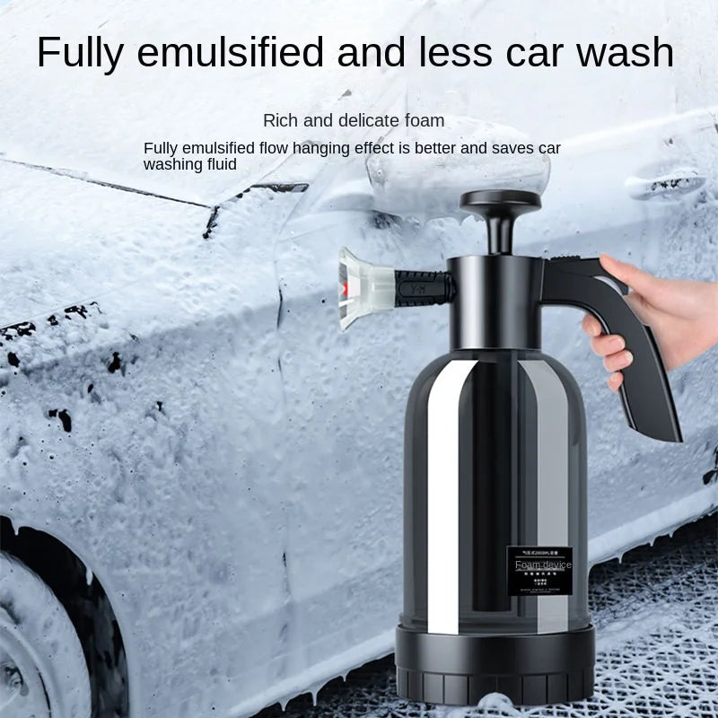 Opryskiwacz Piankowy 2L Hand Pump - Foam Sprayer 3 Nozzles Pneumatic Cannon Snow Foam Car Wash