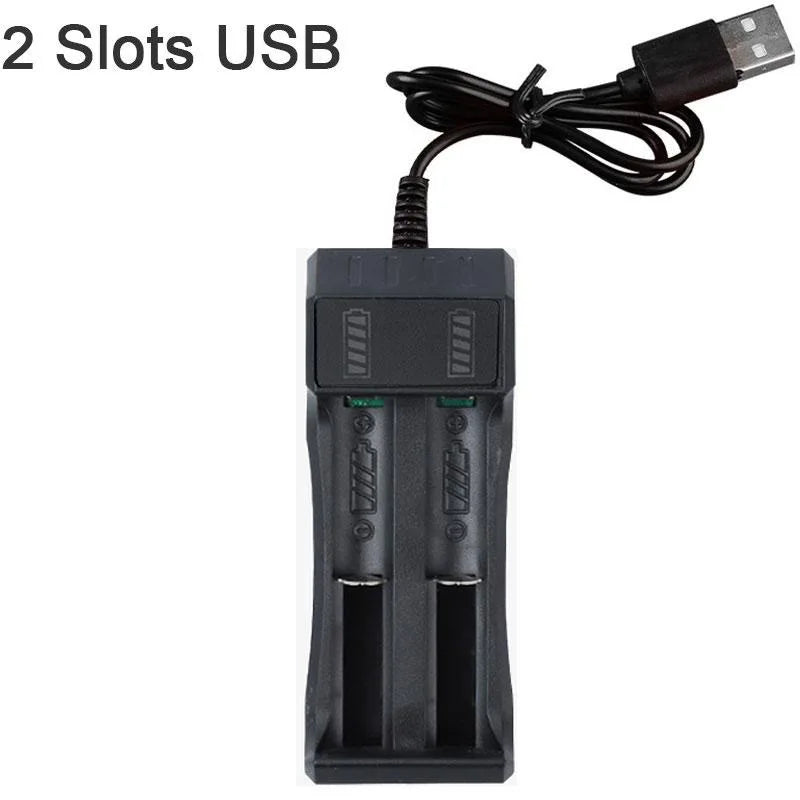 Ładowarka Baterii 18650 Li-ion 1/2/4 Sloty - USB 3.7V/4.2V Wieloslotowa