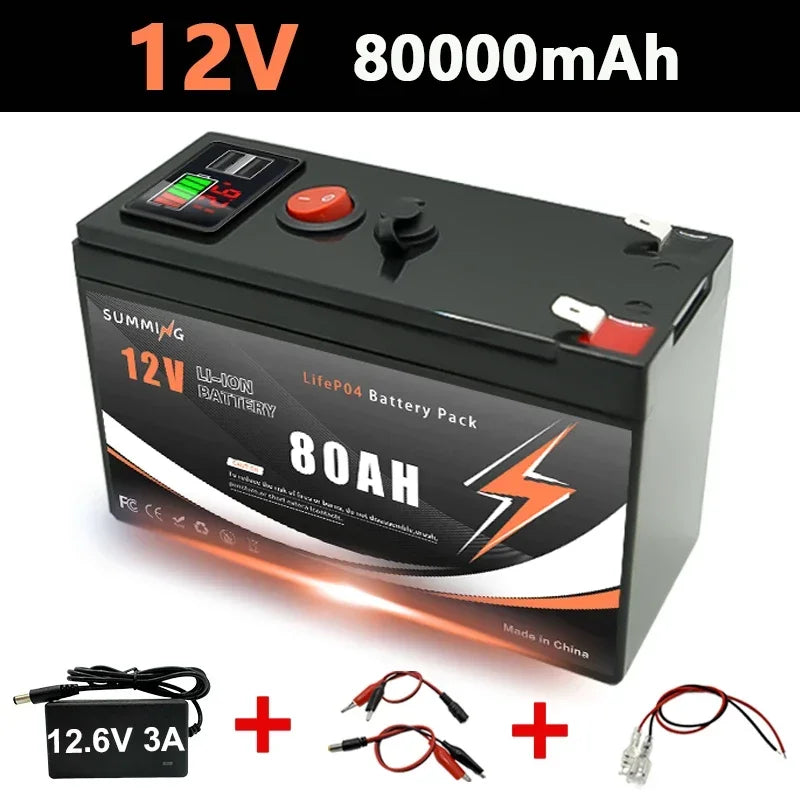 Bateria LiFePO4 12V 150Ah Litowa - 4000+ Cykli do Paneli Solarnych UPS Kajaków