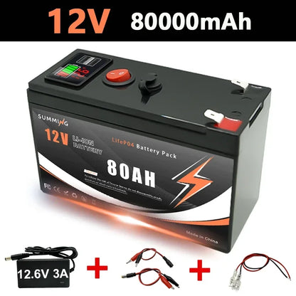 Bateria LiFePO4 12V 150Ah Litowa - 4000+ Cykli do Paneli Solarnych UPS Kajaków