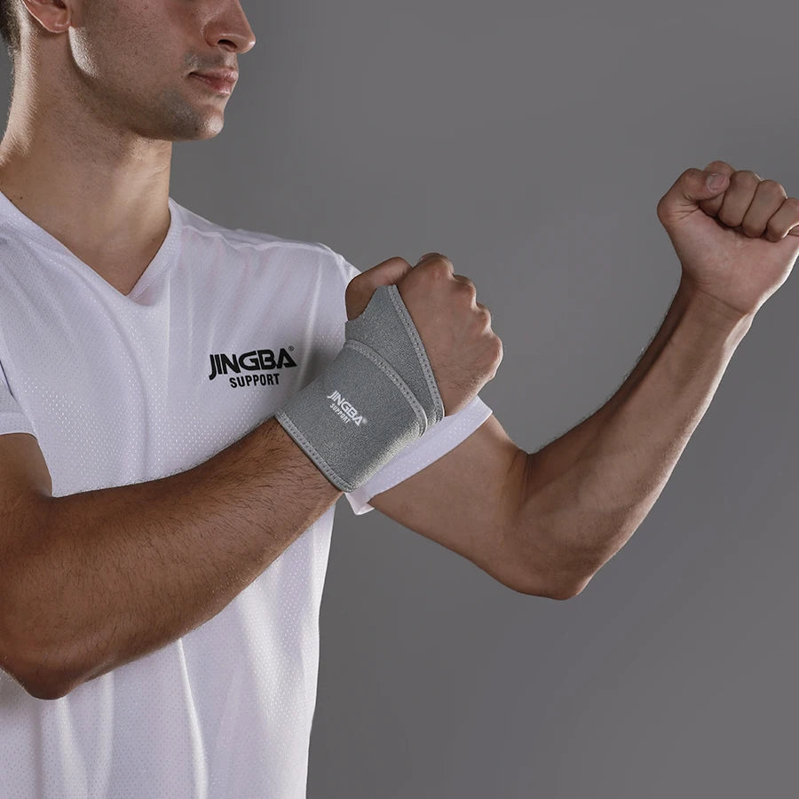 Opaska Neoprenowa na Nadgarstek - Regulowane Wsparcie do Podnoszenia Ciężarów