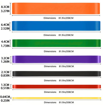 Gumy Oporowe Heavy-Duty 20-230 lbs - Profesjonalne Taśmy Lateksowe do Treningu Siłowego Jogi Pilates