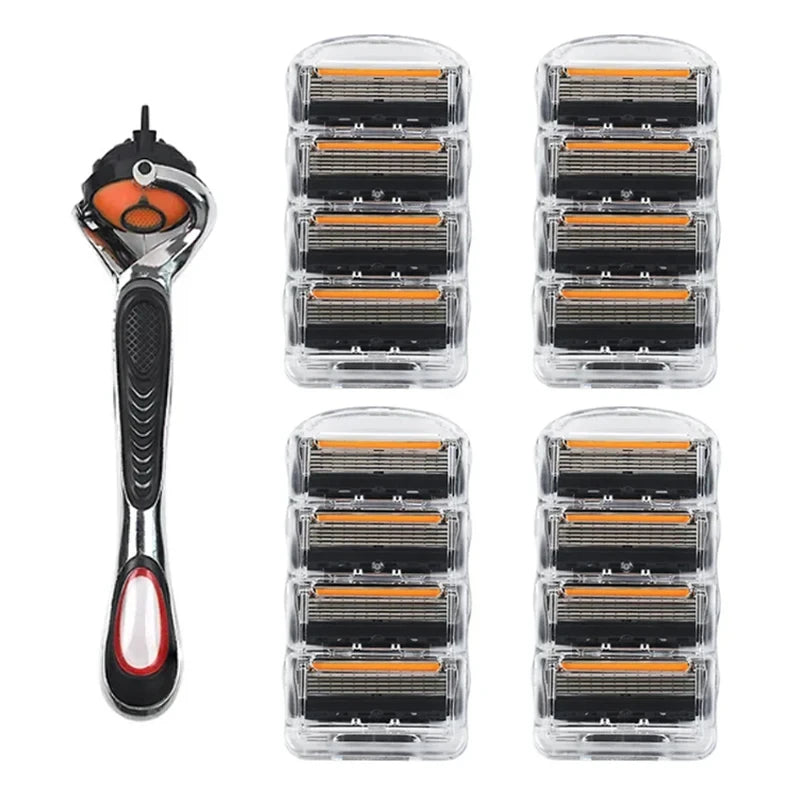 Maszynka do Golenia Męska 5-Warstwowa - Stal Nierdzewna Klasyczna Żyletki