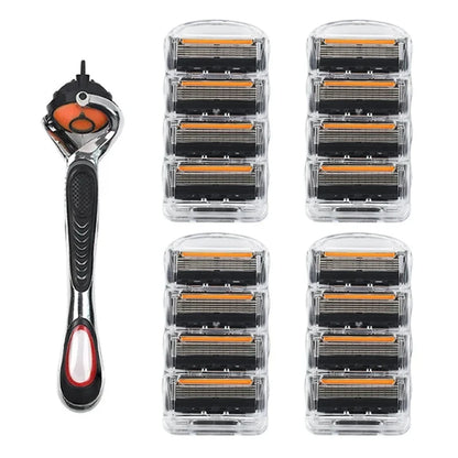 Maszynka do Golenia Męska 5-Warstwowa - Stal Nierdzewna Klasyczna Żyletki