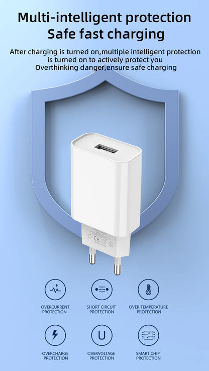 Ładowarka Sieciowa USB 15W Fast Charge - Szybkie Ładowanie iPhone Samsung