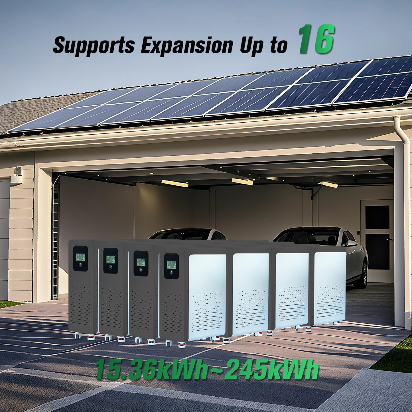 Bateria LiFePO4 48V 300Ah 15kWh - Litowa do Magazynowania Energii Solarnej PL EU