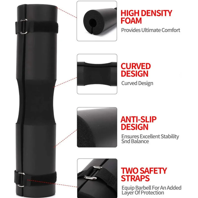 Poduszka na Sztangę do Przysiadów - Gruba Piankowa Ochrona Barków na Siłownię