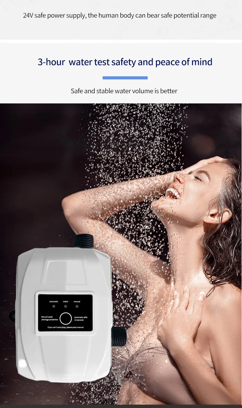 Pompa Prysznicowa 24V Automatyczna - Zwiększenie Ciśnienia Wody w Domu