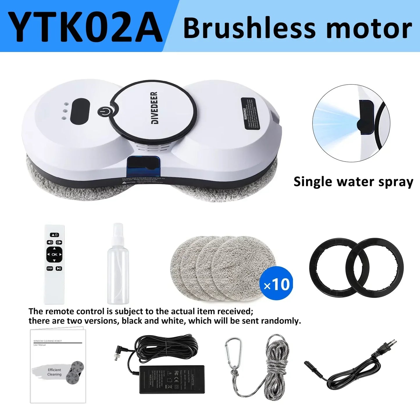 Robot do Mycia Okien DIVEDEER - Wersja Podstawowa