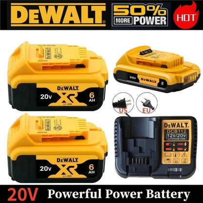 Bateria DeWALT 18V/20V XR Li-Ion 6.0Ah/5.0Ah - Ładowarka DCB205 DCB206 DCB202