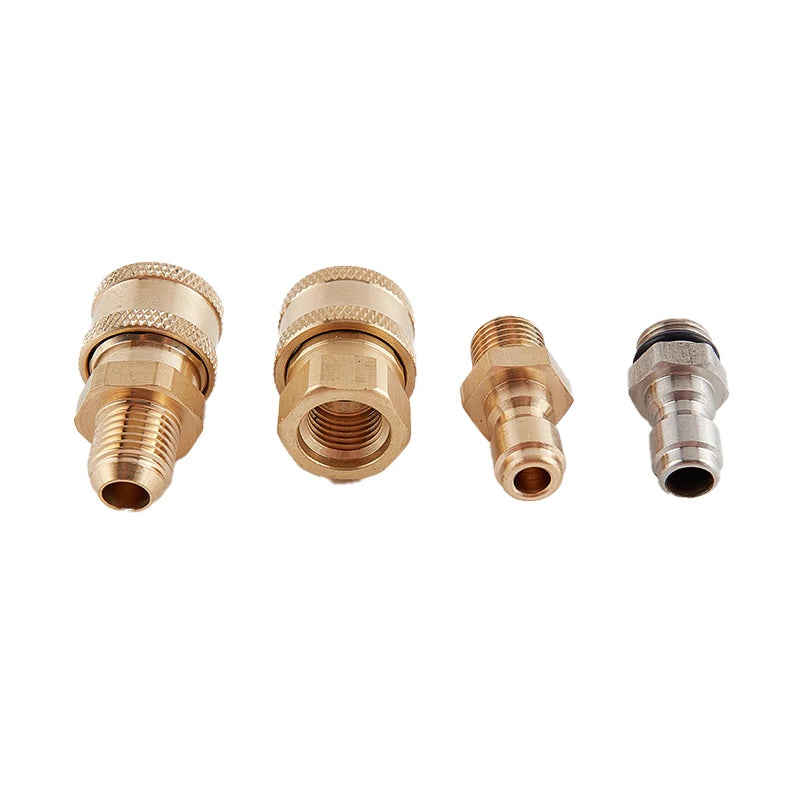 Złącze Mosiężne 1/4 Quick Coupling - Brass High Pressure Car Washer Adapter Water Gun Hydraulic