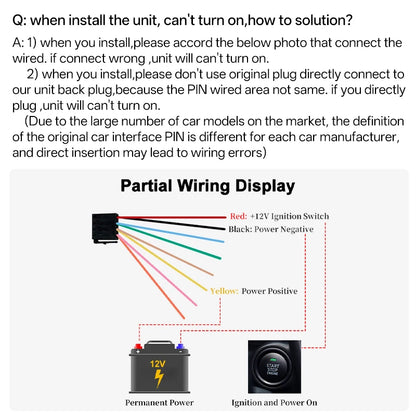 Radio Samochodowe 1 Din Carplay Android Auto - 7'' Touch Screen FM Bluetooth MirrorLink