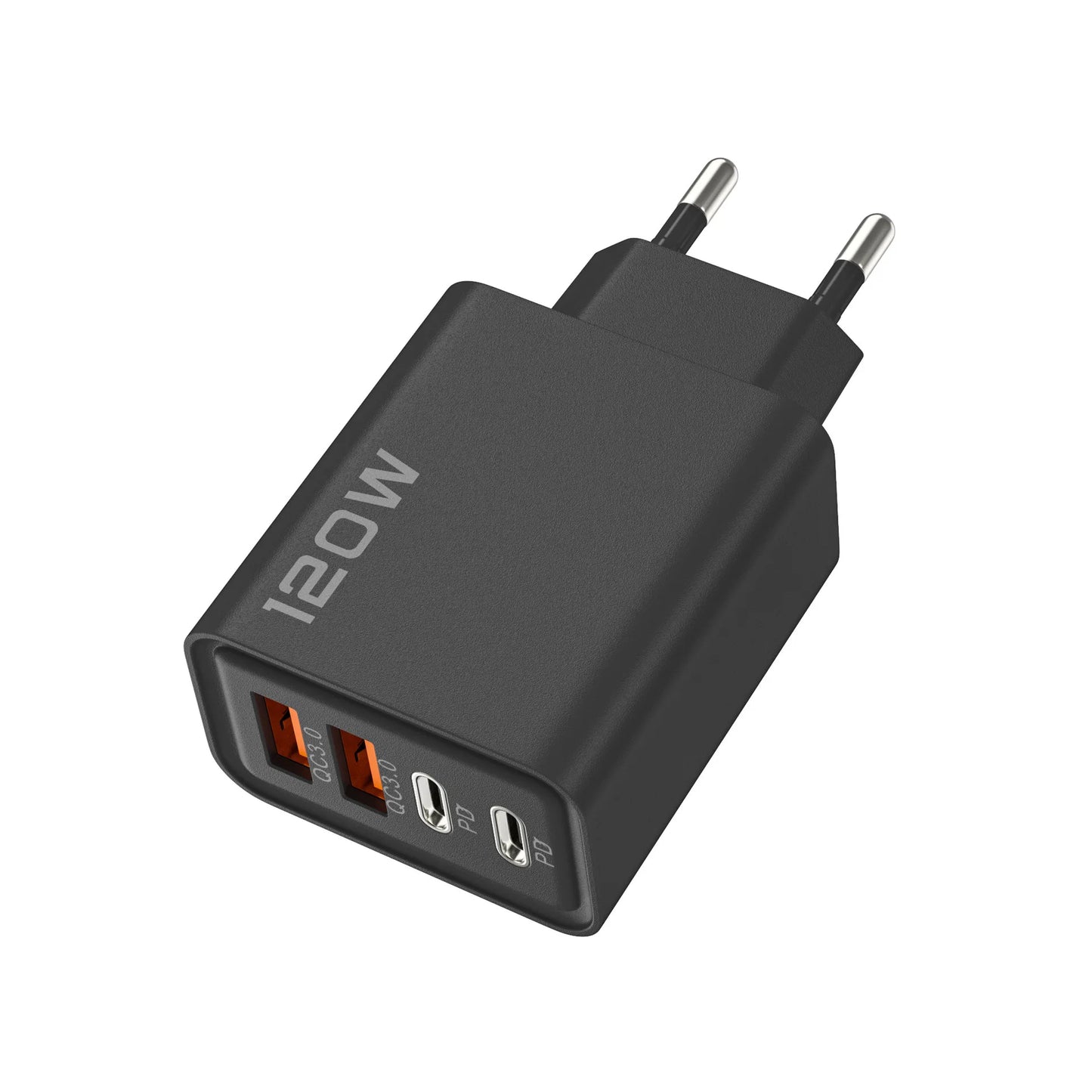 Ładowarka 120W 4 Porty USB-C PD3.0 - Szybka Stacja Ładująca iPhone Samsung