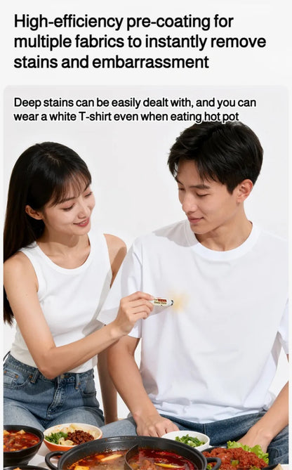 Portable stain remover Stain remover Food stains Daily use Instant stain removal nonwashable and nonmarking laundry detergent
