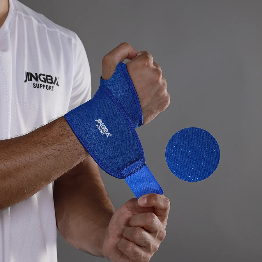 Opaska Neoprenowa na Nadgarstek - Regulowane Wsparcie do Podnoszenia Ciężarów