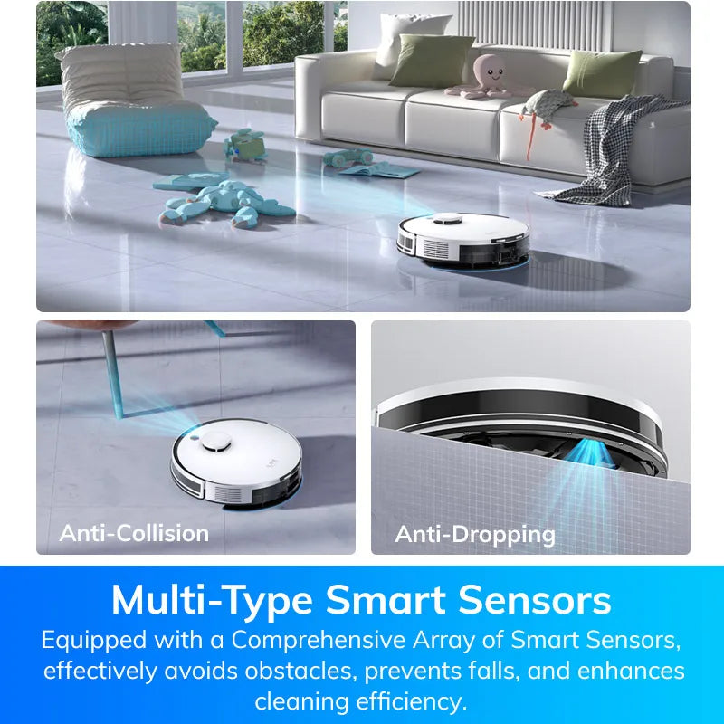 Robot Sprzątający ILIFE A30 PRO - 5000Pa Mop Odkurzacz Samoopróżniający 60 Dni