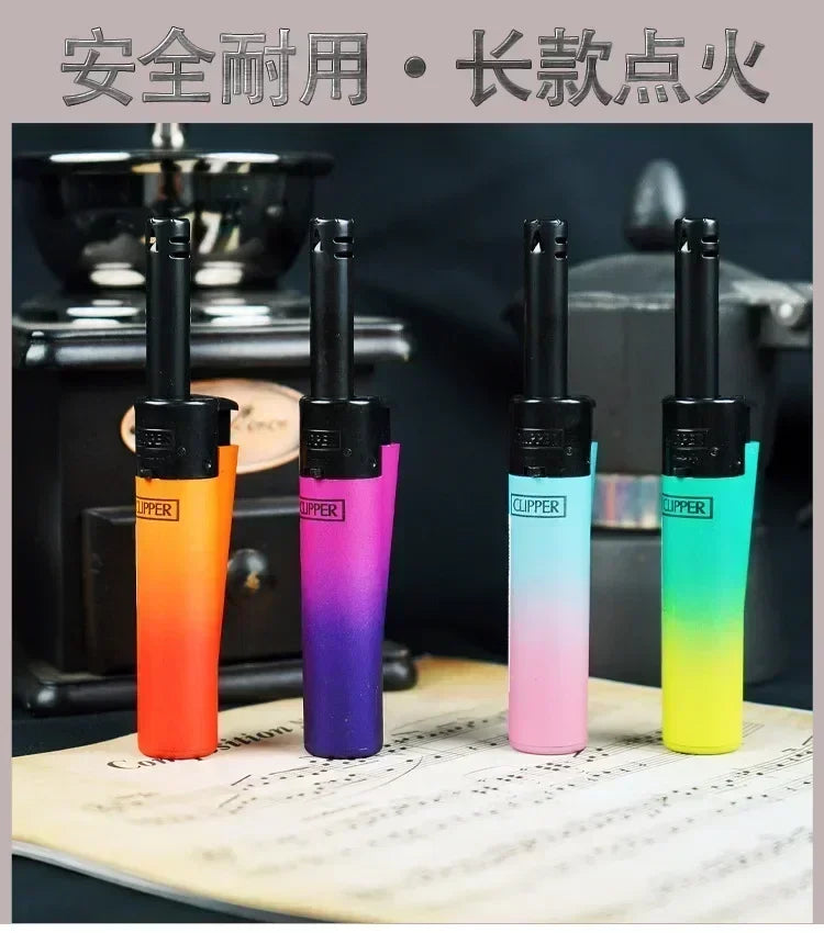 Zapalniczka CLIPPER z Młynkiem - Metalowa Gazowa Wielokrotnego Użytku