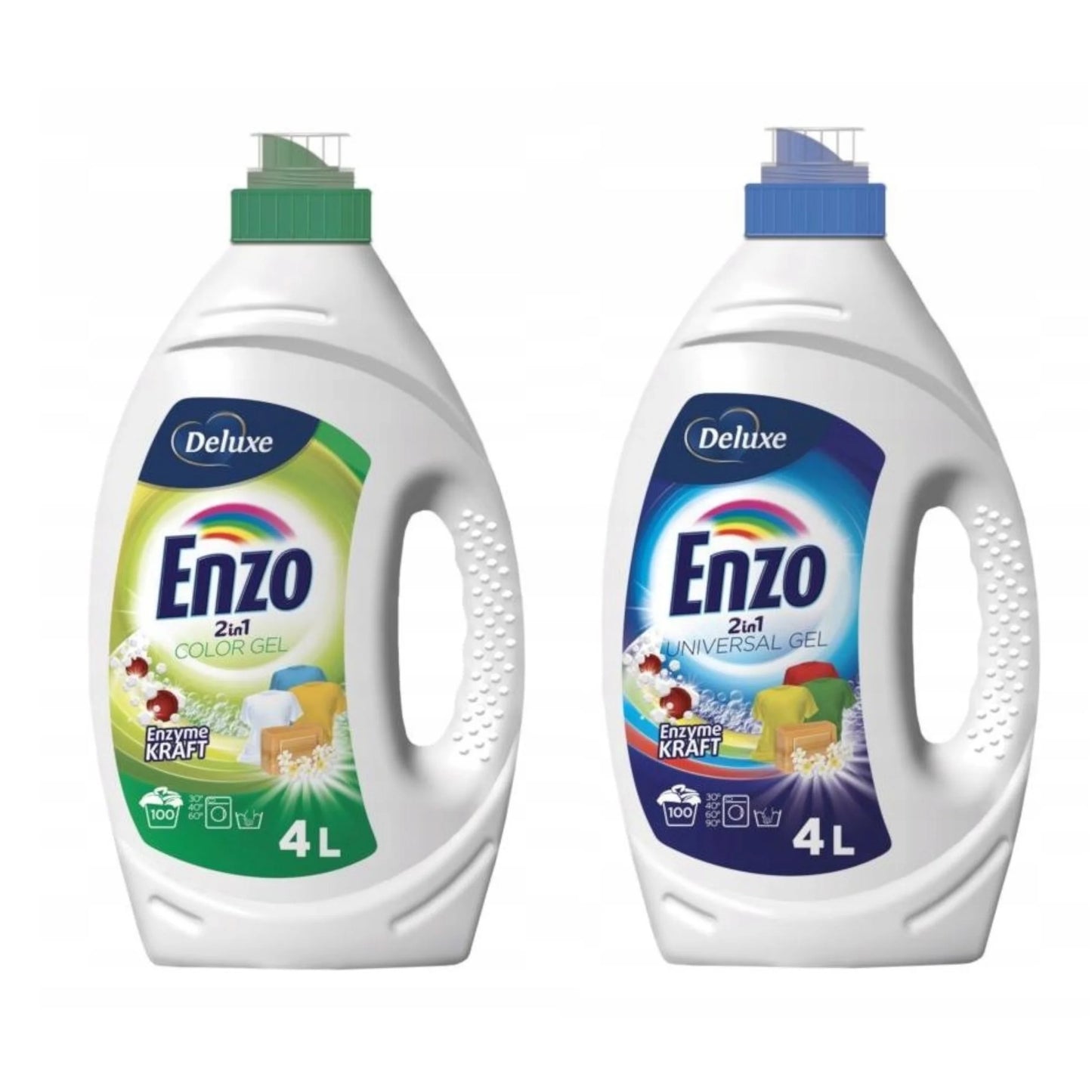 Deluxe Enzo Washing Gel Color + Universal 2 in 1 2x4L