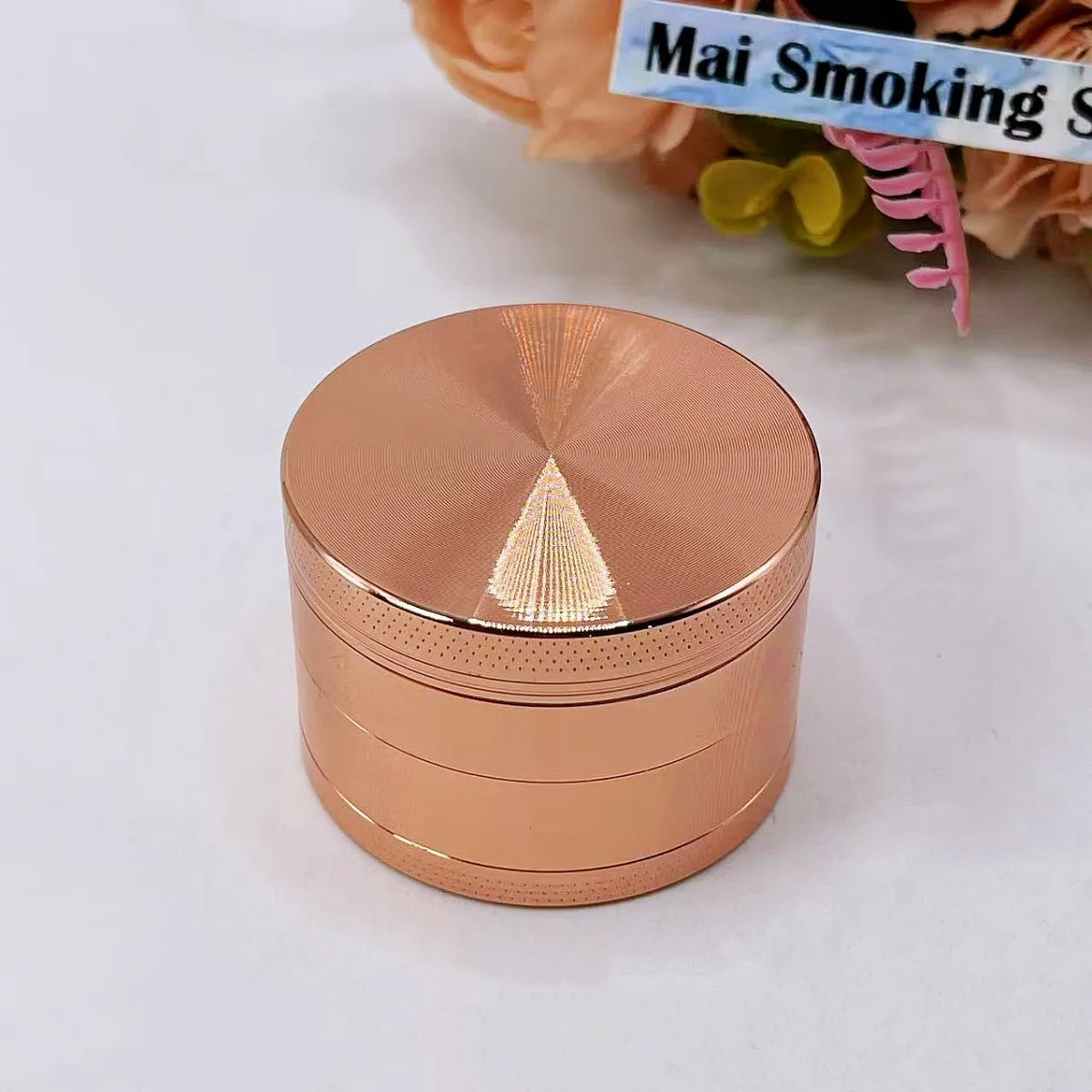 Metalowy Młynek do Ziół i Przypraw 4-Warstwowy - Ręczny Grinder 40/50mm ze Stopu Cynku