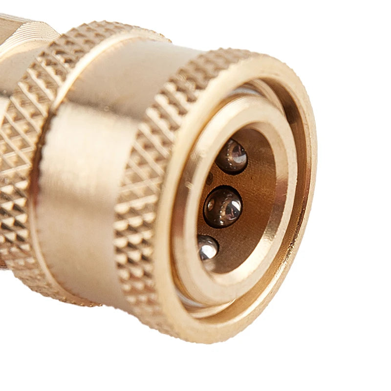 Złącze Mosiężne 1/4 Quick Coupling - Brass High Pressure Car Washer Adapter Water Gun Hydraulic