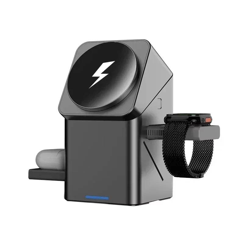 Ładowarka Bezprzewodowa 3w1 Magnetyczna - iPhone 16/15/14/13 iWatch AirPods