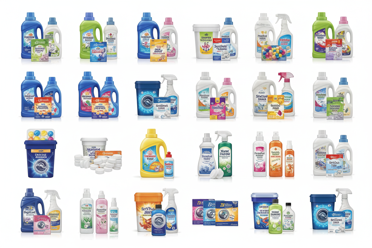 Produkty chemii domowej - zbiorcze zdjęcie